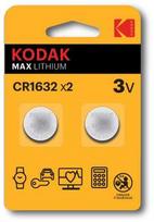 Kodak Max lithium CR1632, 2 pieces