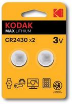 Kodak Max lithium CR2430, 2 pieces