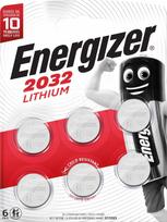 Energizer CR2032, 6 pieces