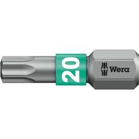 WERA Kraftform Kompakt 28 RA 1, bit set black/green, 6-piece, 1/4", Wi
