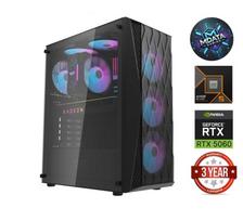 MDATA GAMING Ryzen 5 9600X, 32GB, 512GB SSD, RTX 5060, No OS, DK352, Black