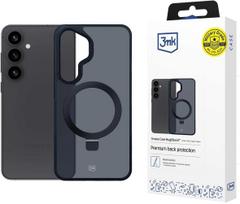 3MK Smoke Case Mag  AND  Stand Samsung Galaxy S25, Black