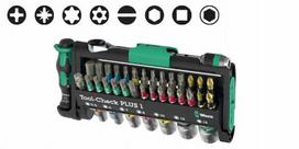WERA Tool-Check PLUS Imperial 1, bit set, black/green, 39-piece, inch,
