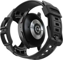 Spigen Rugged Armor Pro Case for Samsung Galaxy Watch 8 44mm, Matte Black