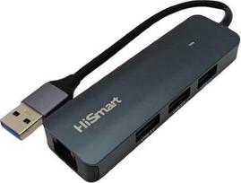 Extra Digital USB-A to 3x USB 3.0 / RJ45 adapter