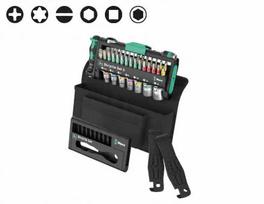 WERA Bicycle Set 3, 2025, tool set black/green, 41-piece, including re