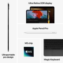 APPLE iPad Pro 13" M5 WiFi+Cell 1TB Nano-texture glass Silver ME8H4HC/A