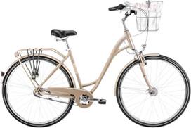 Romet Art Deco Classic with front basket, 2025 Beige (Large)