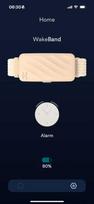 Homedics SS-WB100CE-WW, WakeBand, Your Silent Alarm, Cream