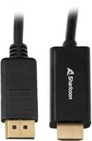 Sharkoon DisplayPort 1.2 to HDMI 4K, 3-meter black cable