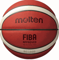 Molten B7G5000 FIBA premium leather, size 7