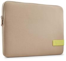Case Logic Reflect Laptop Sleeve 13.3" Plaza Taupe / Sun-Lime