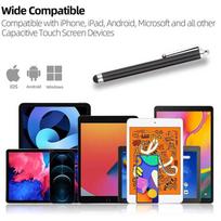 Riff Universal Stylus Pen (10.5cm) for Smartphone/Tablet PC, Silver;