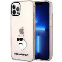 Karl Lagerfeld KLHCP12MHNCHTCP iPhone 12 | 12 Pro 6.1" pink | pink hardcase Ikonik Choupette