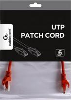Patch kabelis CAT6 UTP 0.25m raudonas PP6U-0.25M/R | 8716309093064