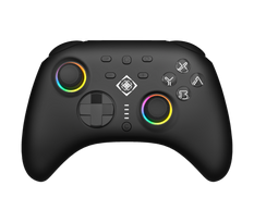 Žaidimų valdiklis DELTACO GAMING belaidis, Switch 2 su C mygtuku, RGB, makro mygtukais, juodas GAM-198 / 4222476|4222476