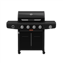 Barbecook Gas Barbecue Siesta 412 Graphite, 132 x 56 x 118 cm | BC-GAS-2073|BC-GAS-2073
