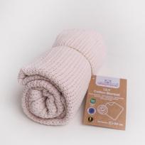 Pledas medvilninis BabyMatex LILY, 75x100 cm Pink
