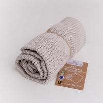 Pledas medvilninis BabyMatex LILY, 75x100 cm Ecru