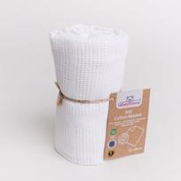 Pledas medvilninis BabyMatex SISI, 75x100 cm White