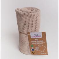 Pledas medvilninis BabyMatex SISI, 75x100 cm Taupe
