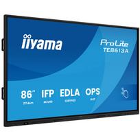 Monitor iiyama iiyama TE8613A-B2AG interaktyvus plokščias ekranas 2,17 m (85.6") Wi-Fi 500 cd/m 4K Ultra HD Black lietimui jautrus ekranas įmontuotas procesorius Android 24/7 | TE8613A-B2AG | 4948570125753