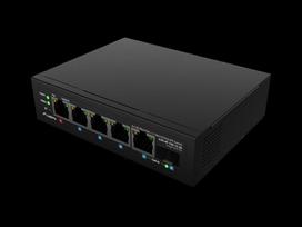 Lanberg Switch PoE 1xBT 3xAT SFP/ETH Din, SWILBEILFE_4P_1GE_1S_90