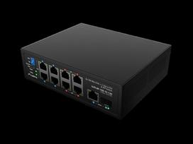 Lanberg Switch PoE 4xBT 4xAT SFP/ETH, SWILBEILFE_8P_1GE_1S_120