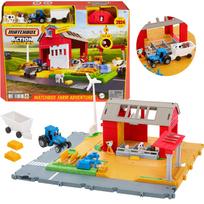Matchbox fermos rinkinys su mini traktoriumi ir ūkio priedais, HRY42