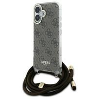 Dėklas su raišteliu iPhone 16 - rudas