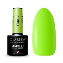 CLARESA hibridinis nagų lakas FLUO 2, 5 g