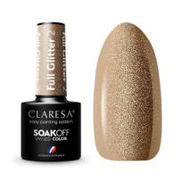 CLARESA hibridinis nagų lakas FULL GLITTER 2, 5 g