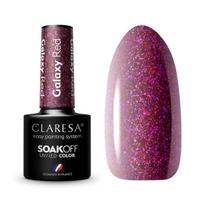 CLARESA hibridinis nagų lakas Galaxy Red, 5 g