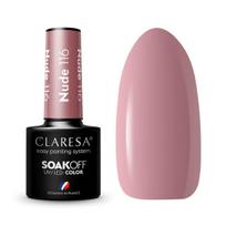 CLARESA hibridinis nagų lakas NUDE 116, 5 g