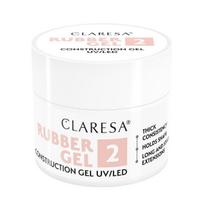 CLARESA nagų priauginimo gelis RUBBER GEL 2, 90 g