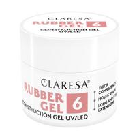 CLARESA nagų priauginimo gelis RUBBER GEL 6, 45 g