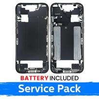Apple iPhone Air vidurinio rėmo korpusas + baterija / Kosmoso juoda / (Aptarnavimo pakuotė)