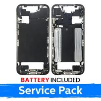 Apple iPhone Air vidurinio rėmo korpusas + baterija / Debesų balta / (Aptarnavimo pakuotė)