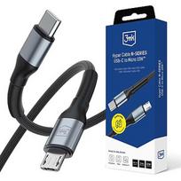 3MK Hyper Cable N-SERIES, USB-C to MicroUSB, PD 10W, 3m 5903108739207