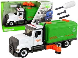 Žaislinė gatvių valymo mašina Lean Toys Sanitation, įvairių spalvų