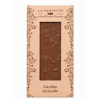 ANTICA TORRONERIA PIEMONTESE šokolado plytelė cioccolato con biscotto 85 g