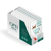 OPTIMEAL ™ Visavertis konservuotas pašaras sterilizuotoms katėms ir kastruotiems katinams su kalakutiena ir vištienos filė padaže, 85 g x 12 vnt.