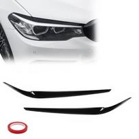 Priekinių Žibintų Apdaila, komplektas skirtas BMW G30 / G31 PRE-LCI (17-20), juoda blizgi