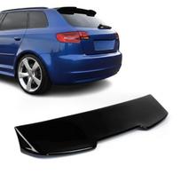 RS išvaizdos Spoileris ant galinio dangčio skirtas Audi A3 8P (05-12) 5 durų modeliams, juodas blizgus