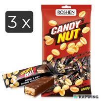 Glaistyti saldainiai „Roshen Candy Nut“ 3 kg. (juodi)
