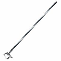 Sodo motyka su metaliniu kotu ir 4 sekcijų grėbliu su nageliais, 160 cm