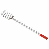 Metalinis sodo grėbliukas su 6 dantimis, 106 cm