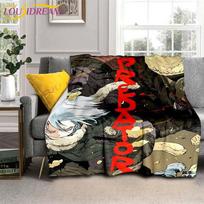 Tuo metu, kai buvau reinkarnuotas kaip gleivė, pledai Anime Reinkarnuota gleivė Pledai Flanelinis pledas Sofa Mėtomasis pledas Kambario dekoras 75x90cm