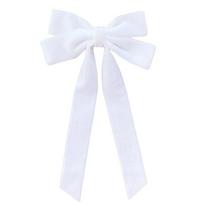 Bow Velvet Barrettes Moterų temperamento surišti į uodegą plaukų segtukas mergaičių juodos raudonos juostelės plaukų segtukai Madingi plaukų aksesuarai