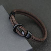 Unique Paracord Survival Bracelet Homme Bilayer Lucky Red Rope Braclet Men Original Gift Pulsera Camping Jewelry Bileklik Erkek ruda